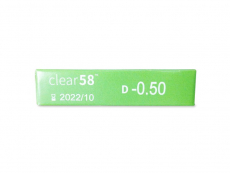 Clear 58 (6 lenzen)