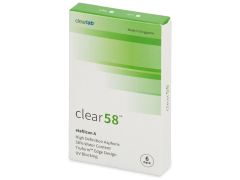 Clear 58 (6 lenzen)