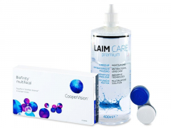 Biofinity Multifocal (3 lenzen) + Laim-Care 400 ml