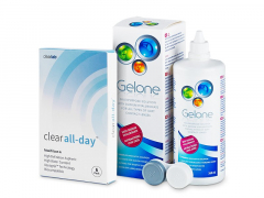 Clear All-Day (6 lenzen) + Gelone Solution 360 ml