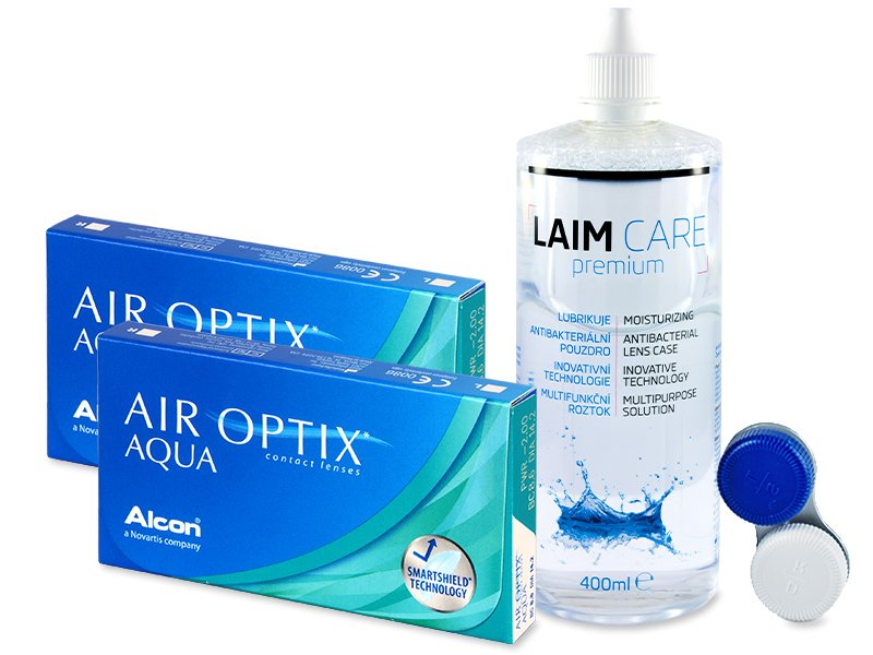 Air Optix Aqua (2x3 lenzen) + Laim-Care 400 ml