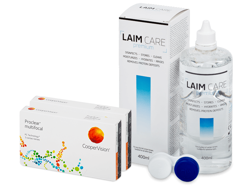 Proclear Multifocal (2x3 lenzen) + Laim-Care 400 ml