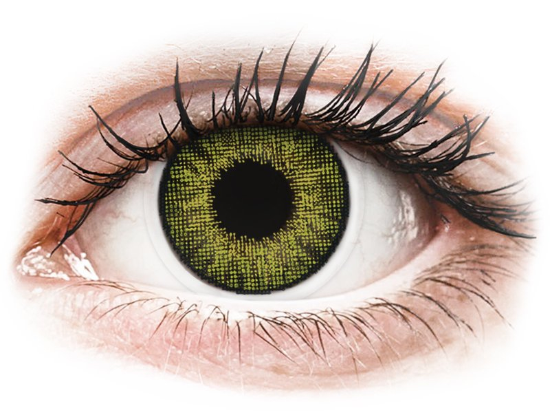 Groene Gemstone Green contactlenzen - Air Optix Colors (2 kleurlenzen)