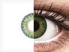Groene contactlenzen - met sterkte - Air Optix Colors (2 kleurlenzen)
