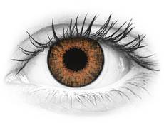 Bruine Honey contactlenzen - met sterkte - Air Optix Colors (2 kleurlenzen)