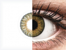 Bruine Pure Hazel contactlenzen - met sterkte - Air Optix Colors (2 kleurlenzen)