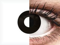 Zwarte BlackOut contactlenzen - ColourVue Crazy (2 kleurlenzen)