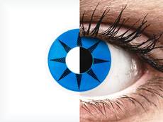 Blauwe Blue Star contactlenzen - ColourVue Crazy (2 kleurlenzen)