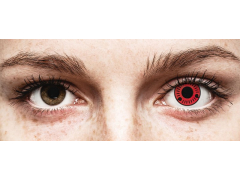 Rood en Zwarte Sasuke contactlenzen - ColourVue Crazy (2 kleurlenzen)