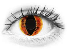 Oranje Saurons Eye contactlenzen - ColourVue Crazy (2 kleurlenzen)