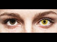Gele Smiley contactlenzen - ColourVue Crazy (2 kleurlenzen)