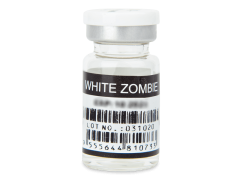 Witte White Zombie contactlenzen - ColourVue Crazy (2 kleurlenzen)