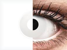 Witte WhiteOut contactlenzen - ColourVue Crazy (2 kleurlenzen)