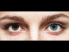 Blauwe Solar Blue contactlenzen - met sterkte - ColourVue Crazy (2 kleurlenzen)
