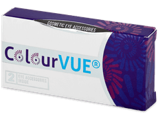 Blauwe Solar Blue contactlenzen - met sterkte - ColourVue Crazy (2 kleurlenzen)