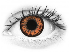 Oranje Twilight contactlenzen - met sterkte - ColourVue Crazy (2 kleurlenzen)