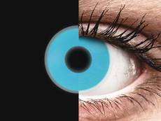 Blauwe Crazy Glow contactlenzen - ColourVUE (2 kleurlenzen)
