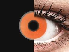 Oranje Crazy Glow contactlenzen - ColourVUE (2 kleurlenzen)