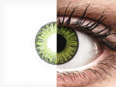 Groene Fresh Green contactlenzen - met sterkte - TopVue Color (10 gekleurde daglenzen)
