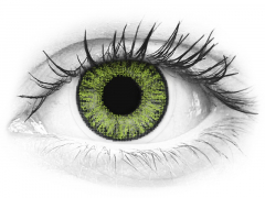 Groene Fresh Green contactlenzen - met sterkte - TopVue Color (10 gekleurde daglenzen)