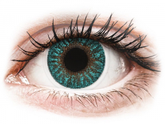 Turquoise contactlenzen - met sterkte - TopVue Color (2 kleurlenzen)