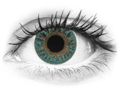 Turquoise contactlenzen - met sterkte - TopVue Color (2 kleurlenzen)