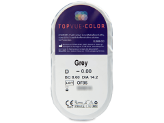 Grijze contactlenzen - TopVue Color (2 kleurlenzen)