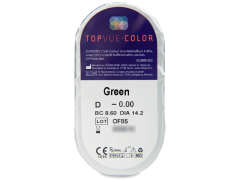 Groene contactlenzen - TopVue Color (2 kleurlenzen)