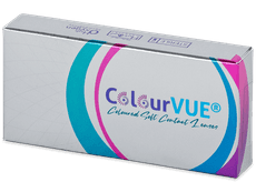 Blauwe Aqua contactlenzen - met sterkte - ColourVUE Glamour (2 kleurlenzen)