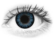 Blauwe Cool Blue contactlenzen - met sterkte - ColourVUE BigEyes (2 kleurlenzen)