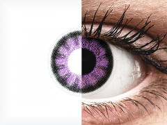 Paarse Ultra Violet contactlenzen - ColourVUE BigEyes (2 kleurlenzen)