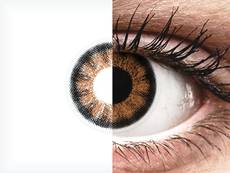 Bruine Sexy Brown contactlenzen - met sterkte - ColourVUE BigEyes (2 kleurlenzen)
