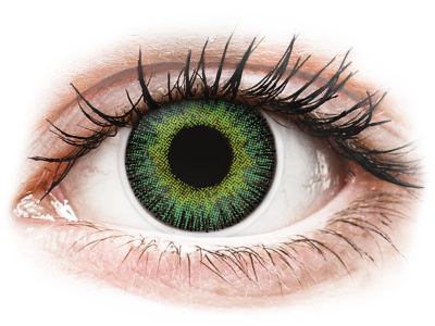 Groen en Gele contactlenzen - ColourVUE Fusion (2 kleurlenzen)