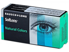 Aquamarine lenzen - SofLens Natural Colors - met sterkte (2 kleurlenzen)