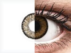 Bruine India lenzen - SofLens Natural Colors - met sterkte (2 kleurlenzen)