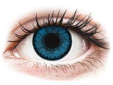Blauwe Topaz lenzen - SofLens Natural Colors - met sterkte (2 kleurlenzen)