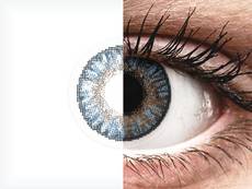 FreshLook ColorBlends Blue - met sterkte (2 lenzen)