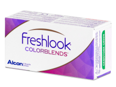 FreshLook ColorBlends Brilliant Blue - met sterkte (2 lenzen)