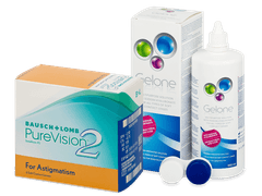 PureVision 2 for Astigmatism (6 lenzen) + Gelone 360 ml
