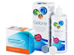 PureVision 2 for Astigmatism (6 lenzen) + Gelone 360 ml