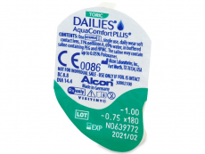 Dailies AquaComfort Plus Toric (90 lenzen)