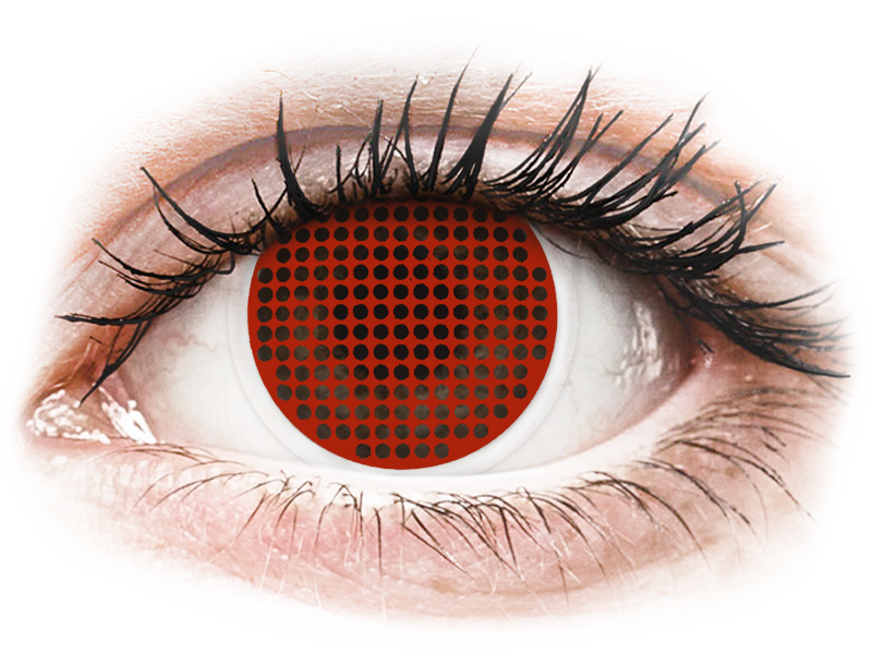 Rode Red Screen contactlenzen - ColourVue Crazy (2 kleurlenzen)