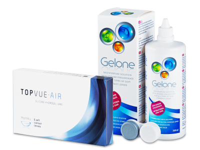 TopVue Air (6 lenzen) + Gelone 360 ml