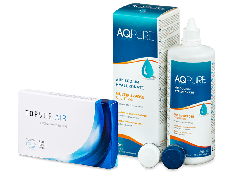 TopVue Air (6 lenzen) + AQ Pure 360 ml