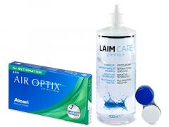 Air Optix for Astigmatism (6 lenzen) + Laim Care 400 ml