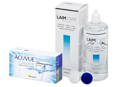 Acuvue Oasys for Astigmatism (12 lenzen) + Laim-Care 400 ml