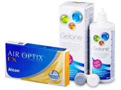 Air Optix EX (3 lenzen) + Gelone 360 ml