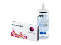Avaira Vitality (3 lenzen) + Laim-Care 400 ml
