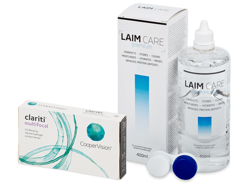 Clariti Multifocal (6 lenzen) + Laim-Care 400 ml