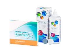 PureVision 2 for Astigmatism (3 lenzen) + Gelone 360 ml